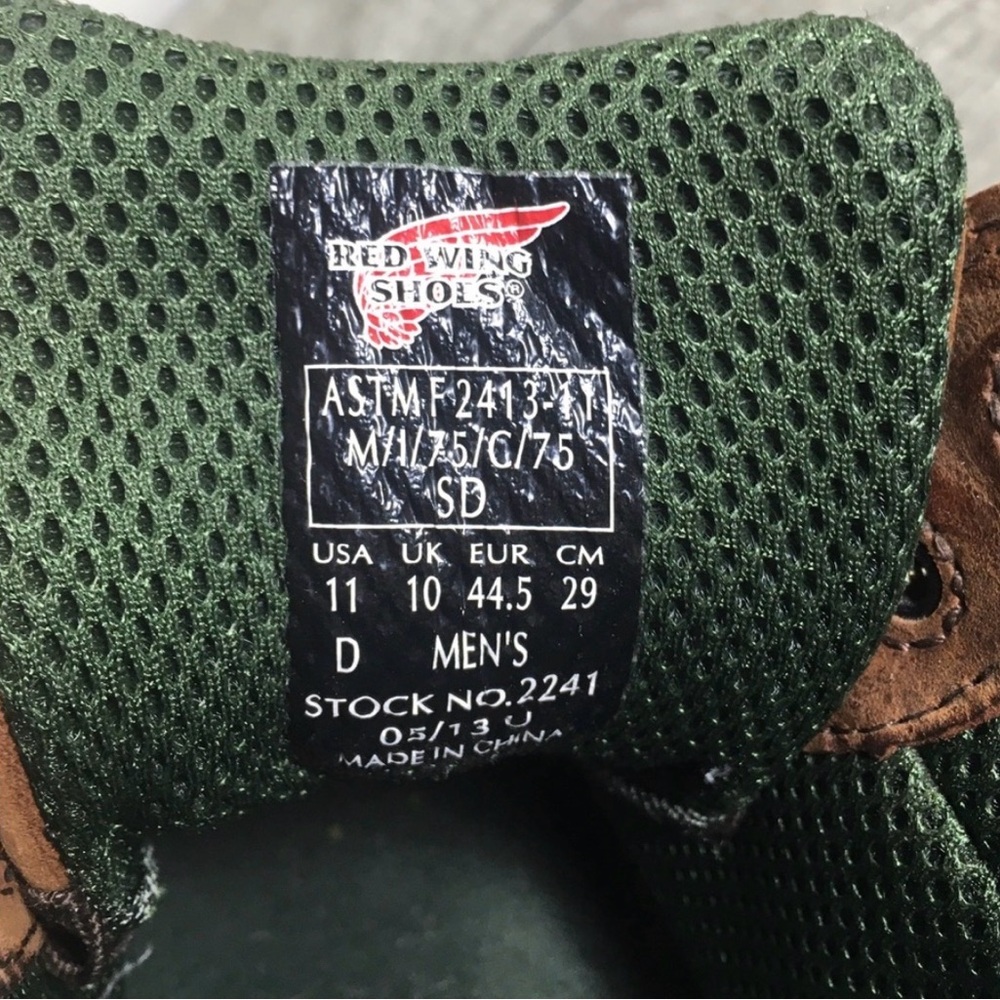 Red Wing Shoes Rustic Brown Leather Boots - Picture 10 of 10